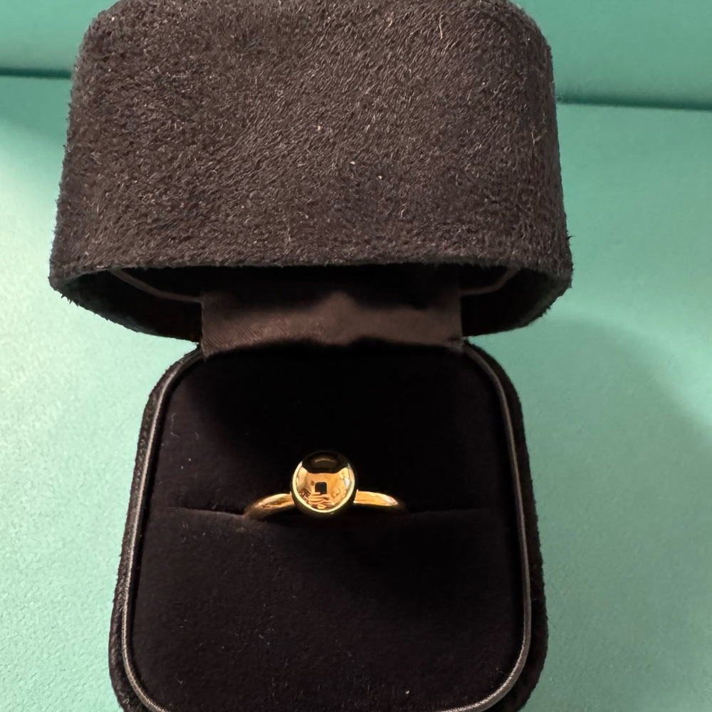 Tiffany & Co. Gold Signet Dome Ring
